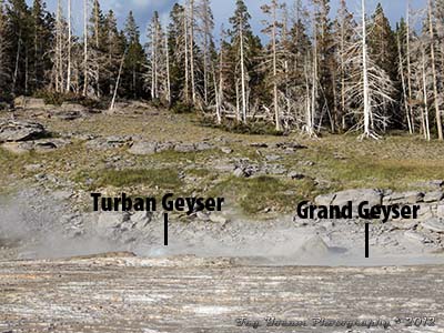 Grand Geyser pool and Turban Geyser