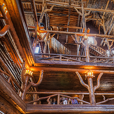 Balconies of the Old Faithful Inn