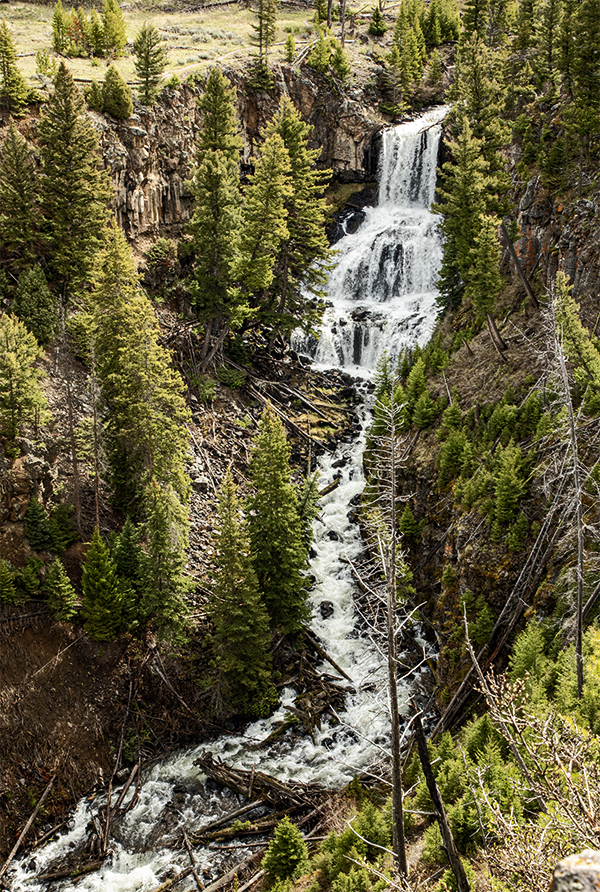 Undine Falls and part of river