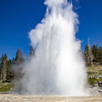 Grand Geyser Erupting.